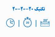 تکنیک 20-20-20 راهکاری ساده برای محافظت از بینایی 
